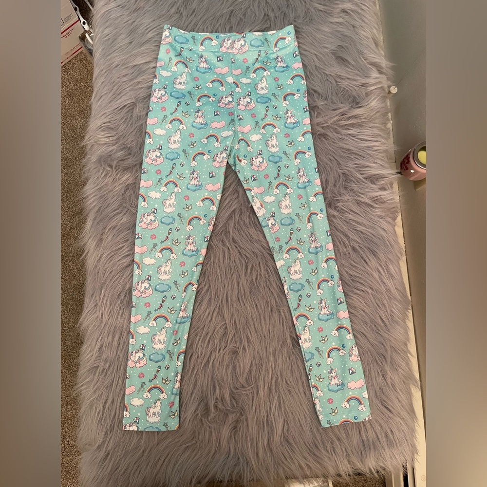 *RESERVED*💕Quedoris Unicorn Print Leggings Bundle